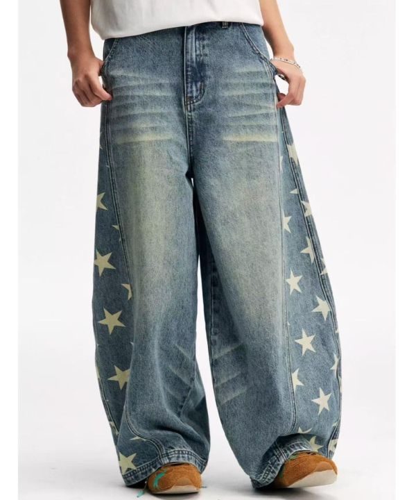 星星牛仔褲 