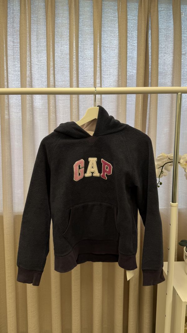 深藍色GAP長袖棉T 女上衣,二手女裝,穿搭,上衣,外套,襯衫
