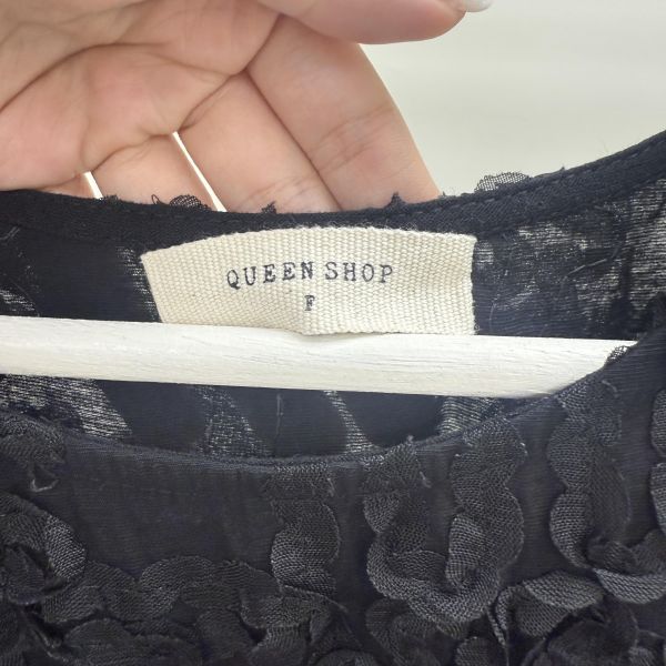 黑蕾絲無袖上衣 女上衣,二手女裝,穿搭,上衣,外套,襯衫