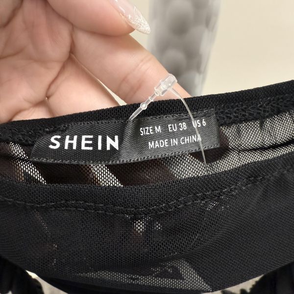 黑色網紗平口長袖外搭 女上衣,二手女裝,穿搭,上衣,外套,襯衫