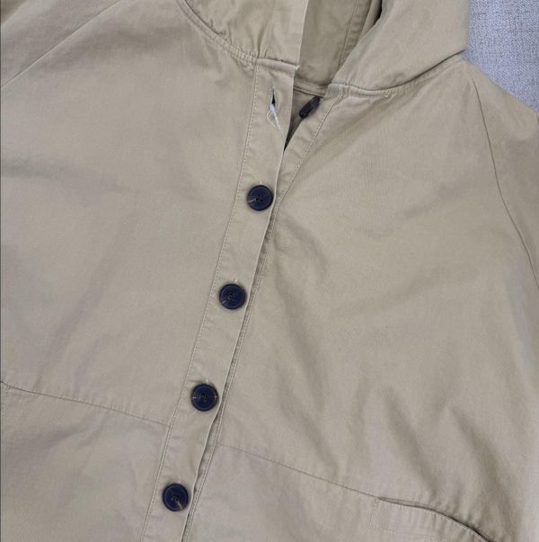 米棕色連帽日系斗篷 女上衣,二手女裝,穿搭,上衣,外套,襯衫 連帽斗篷