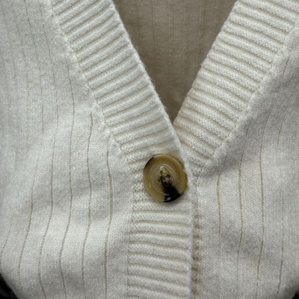 米白色日系針織外套 女上衣,二手女裝,穿搭,上衣,外套,襯衫 針織 外套