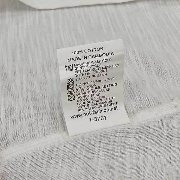 白長版純棉微透背心 女上衣 / 二手女裝 / 穿搭