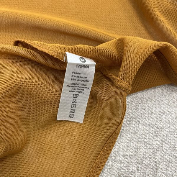 橘色網眼透紗夏日背心 女上衣,二手女裝,穿搭,上衣,外套,襯衫 背心 透膚