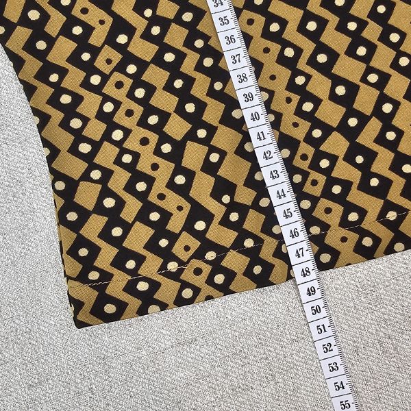 橘棕幾何印花復古上衣 女上衣 / 二手女裝 / 穿搭