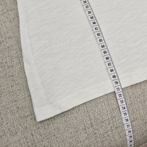 白長版純棉微透背心 女上衣 / 二手女裝 / 穿搭