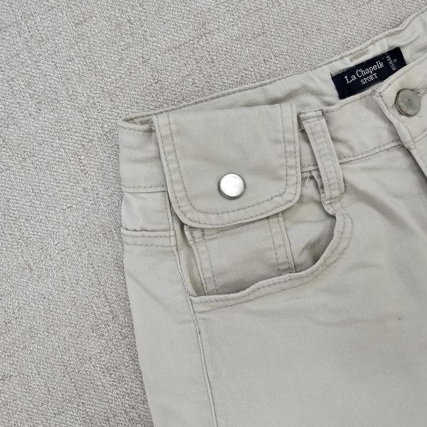 米灰窄版長褲 二手女裙褲 / 長裙短裙 / 長褲短褲 / 穿搭推薦 / 高CP服飾