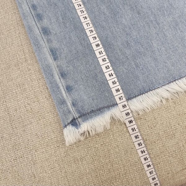 抽繩淺藍牛仔寬褲 二手女裙褲 / 長裙短裙 / 長褲短褲 / 穿搭推薦 / 高CP服飾