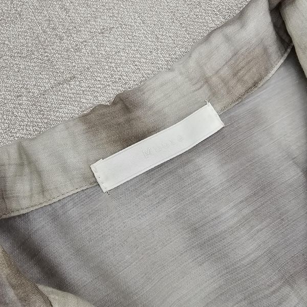 棕大理石印花微透襯衫 女上衣 / 二手女裝 / 穿搭