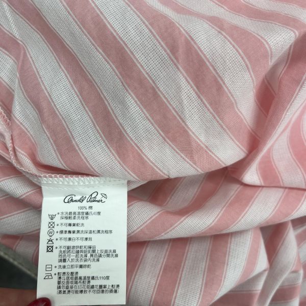 粉白條紋抽繩上衣 女上衣,二手女裝,穿搭,上衣,外套,襯衫