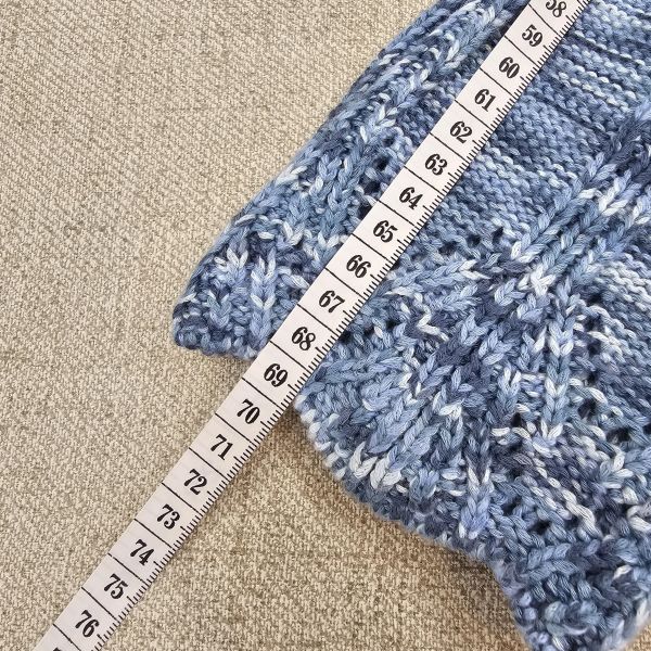 海洋藍針織短版開襟衫 女上衣 / 二手女裝 / 穿搭