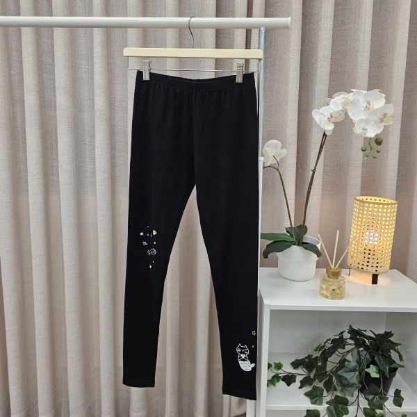 黑貓咪印花內搭褲 二手女裙褲 / 長褲短褲 / 穿搭推薦 / 高CP服飾