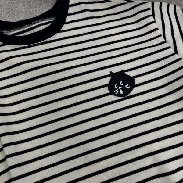 黑白條紋連身休閒裙 二手女裙褲,長裙,短裙,穿搭推薦,高CP服飾,洋裝,休閒裙 連身裙