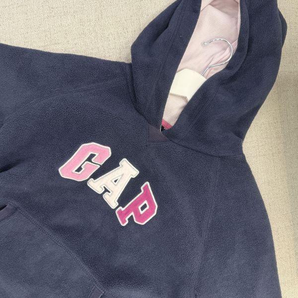 深藍色GAP長袖棉T 女上衣,二手女裝,穿搭,上衣,外套,襯衫