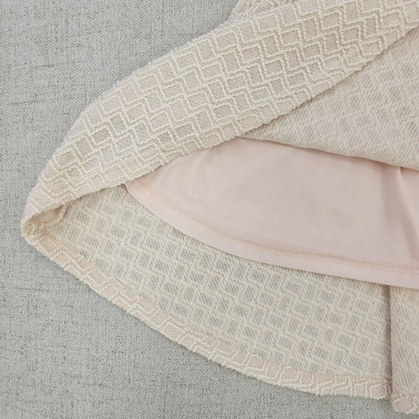 膚橘小香風小鑽無袖洋裝 二手女裙褲 / 長裙短裙 / 長褲短褲 / 穿搭推薦 / 高CP服飾