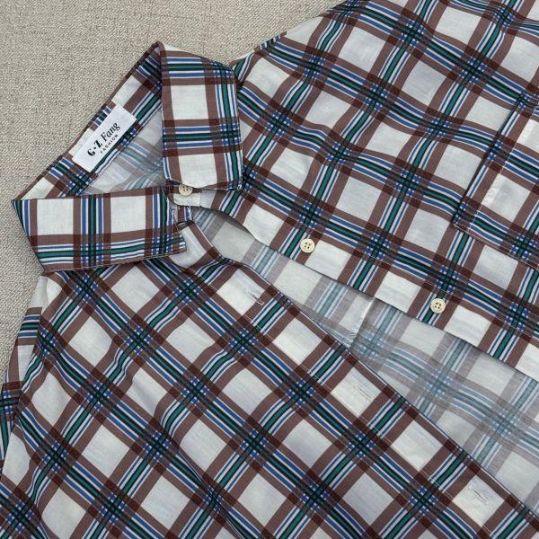 韓系寬鬆格子襯衫 女上衣 / 二手女裝 / 穿搭