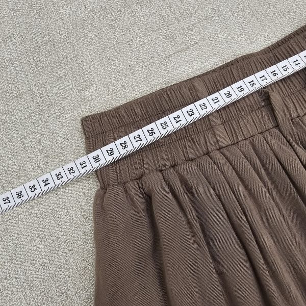 棕薄款純棉長寬褲 二手女裙褲 / 長裙短裙 / 長褲短褲 / 穿搭推薦 / 高CP服飾