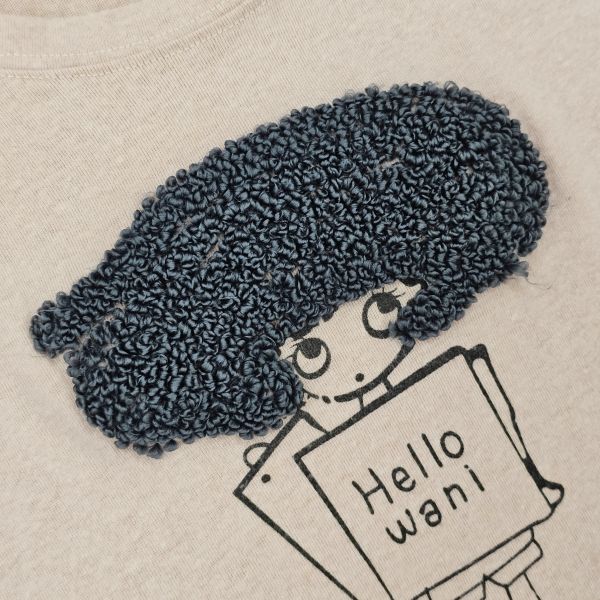 粉爆炸頭妹妹短袖T恤 女上衣 / 二手女裝 / 穿搭