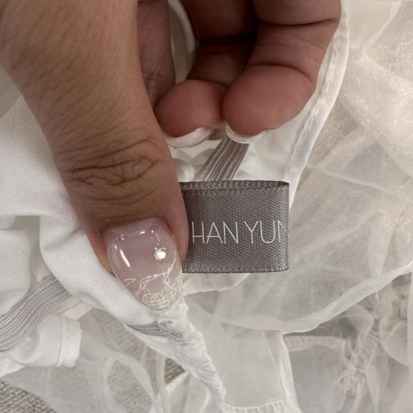 透紗平口白色長袖上衣 女上衣,二手女裝,穿搭,上衣,外套,襯衫