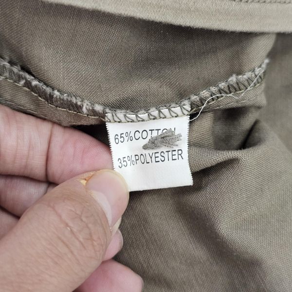 棕韓系挺版綁繩襯衫 女上衣 / 二手女裝 / 穿搭