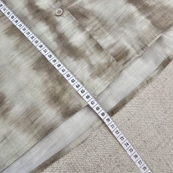 棕大理石印花微透襯衫 女上衣 / 二手女裝 / 穿搭