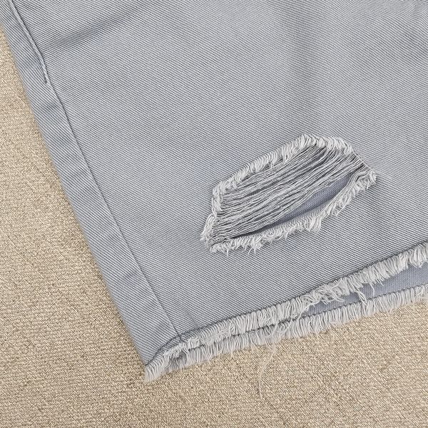 韓系微辣風前側雙刷破短褲 二手女裙褲 / 短褲 / 穿搭推薦 / 高CP服飾