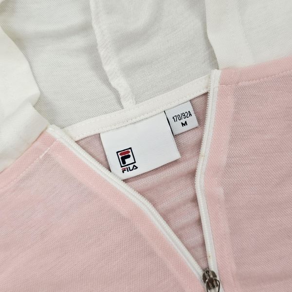 粉白連帽運動系防曬外套 女上衣 / 二手女裝 / 穿搭