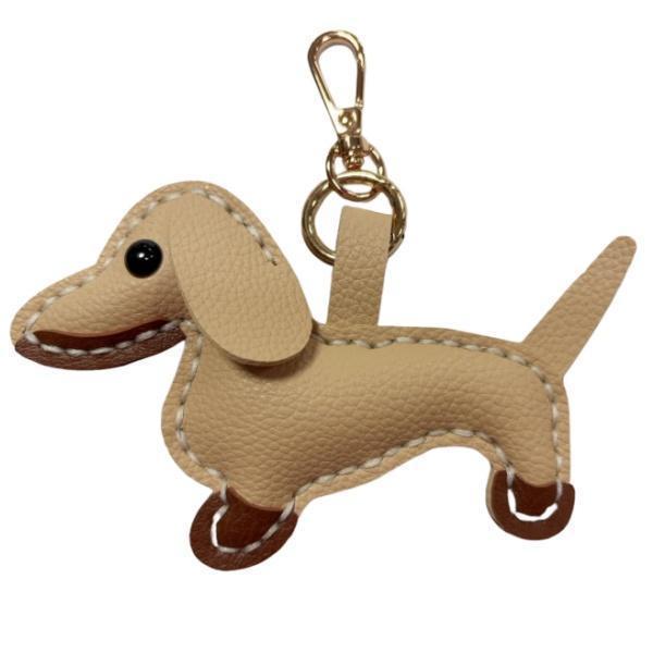 12012F 皮革臘腸狗 (純手工縫製成品) 