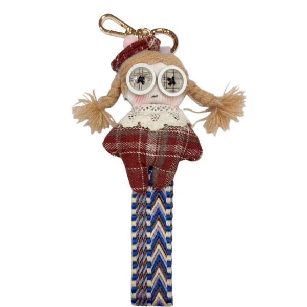 810九怪可愛娃-JUDY 造型可愛 織帶可掛手上上面五金可以掛手機 亦可掛於包包 實用好看 JUDY女娃療癒 