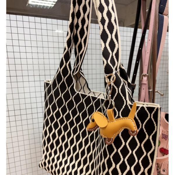 12012F 皮革臘腸狗 (純手工縫製成品) 