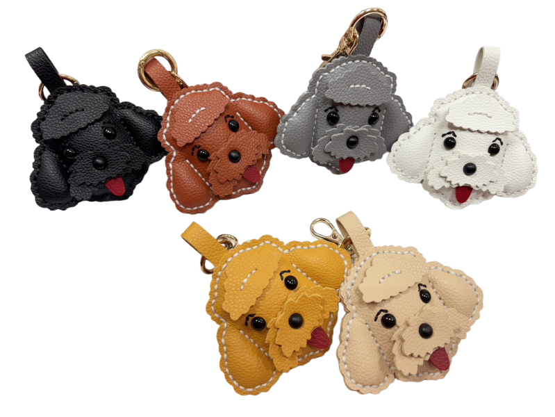 12014F 皮革貴賓狗 純手工縫製 