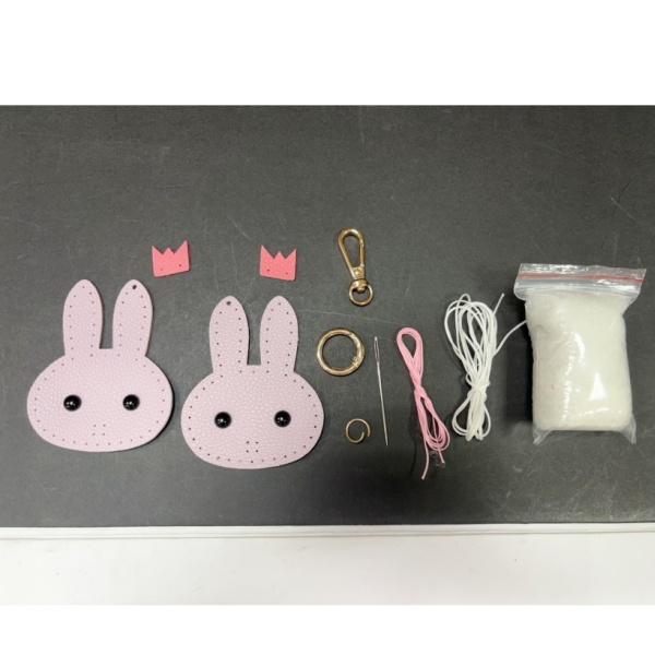 萌兔DIY皮革材料包 