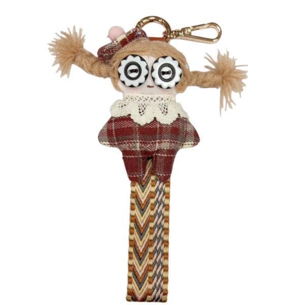 810九怪可愛娃-JUDY 造型可愛 織帶可掛手上上面五金可以掛手機 亦可掛於包包 實用好看 JUDY女娃療癒 