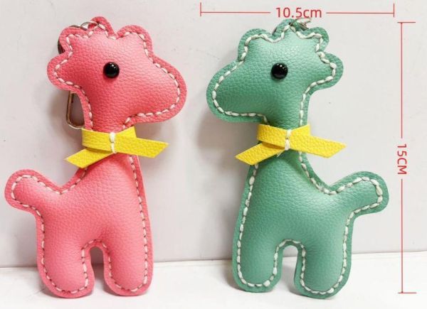 12009F 一鹿發 (花) 皮革 純手工縫製 (縫好成品) 