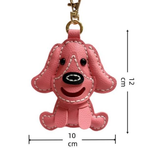 12007 皮革手作DIY大耳狗材料包 材料包皆已打好洞孔 方便手縫 