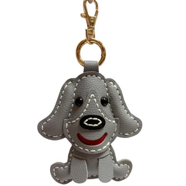 12007 皮革手作DIY大耳狗材料包 材料包皆已打好洞孔 方便手縫 