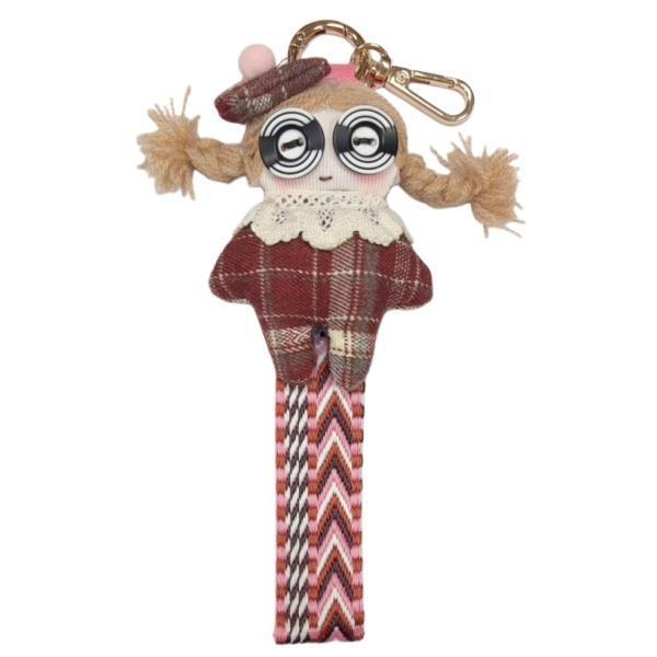 810九怪可愛娃-JUDY 造型可愛 織帶可掛手上上面五金可以掛手機 亦可掛於包包 實用好看 JUDY女娃療癒 