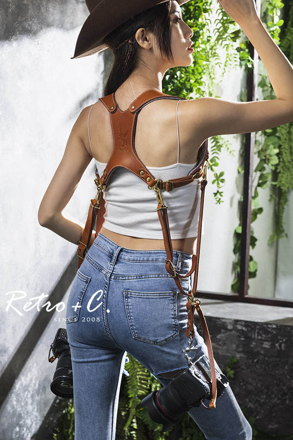 天馬座單雙肩背帶蜜糖棕色Pegasus Dual shoulder strap (tan) 