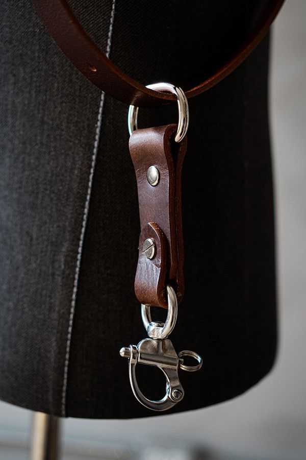 獵戶座雙肩背帶（深咖油腊）Orion Dual shoulder strap(Dark brown) 