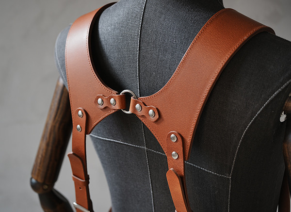 獵戶座雙肩背帶（蜜糖棕油腊）Orion Dual shoulder strap(tan) 