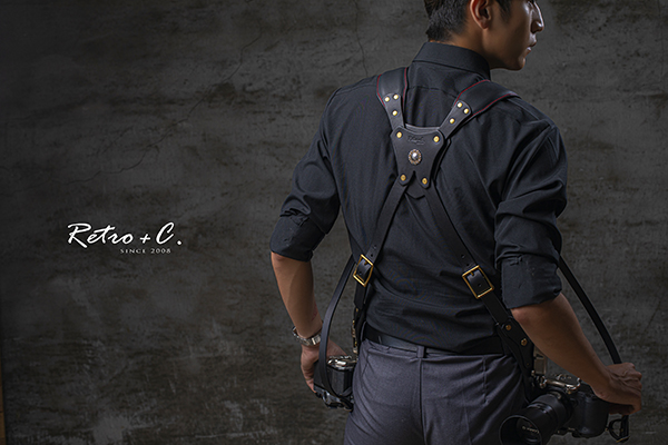 黑射手雙肩背帶（訂製款）「Shooter version」Dual shoulder strap 