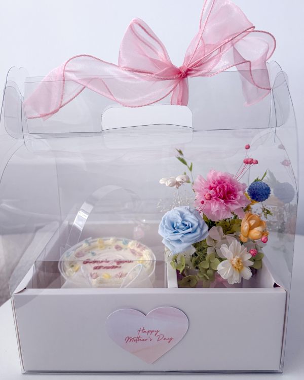果汁色蛋糕花禮盒 