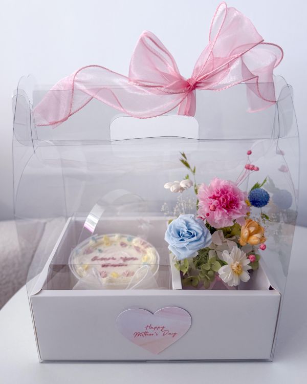 果汁色蛋糕花禮盒 