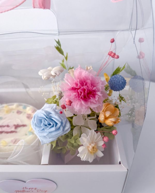 果汁色蛋糕花禮盒 