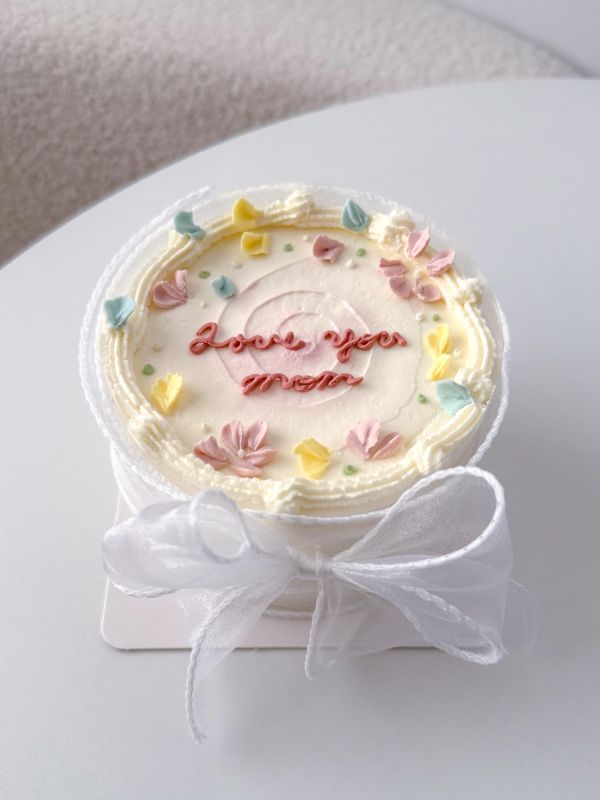 母親節蛋糕B緞帶款 