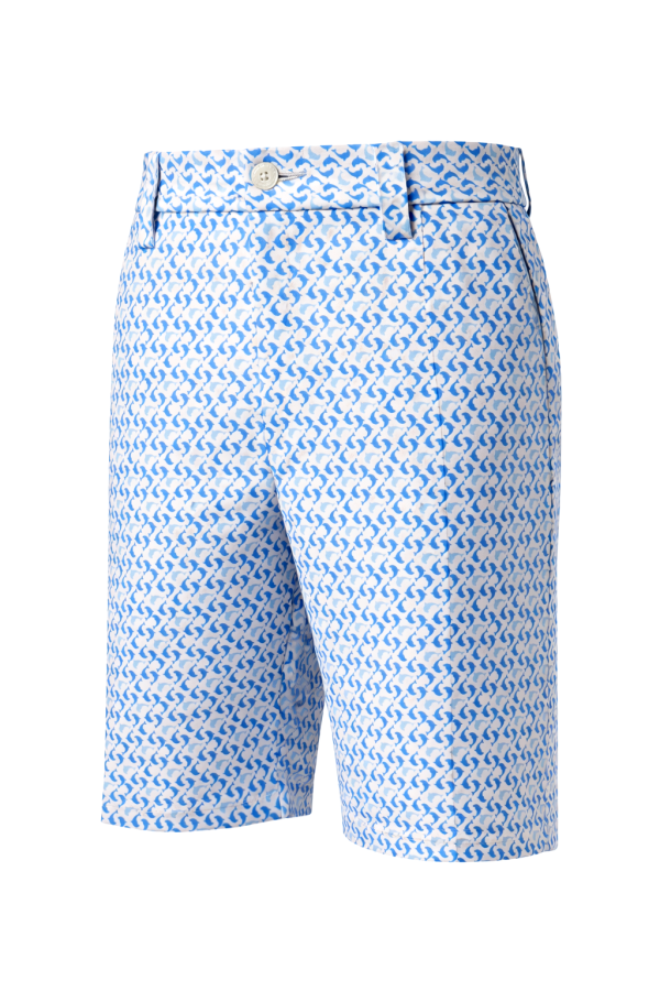 FENIX熱昇華短褲-WHITEFISH印花系列 FENIX短褲, 高爾夫短褲, 高爾夫褲, 印花短褲, 運動短褲, 男生高爾夫短褲, 夏季戶外短褲, 高爾夫穿搭