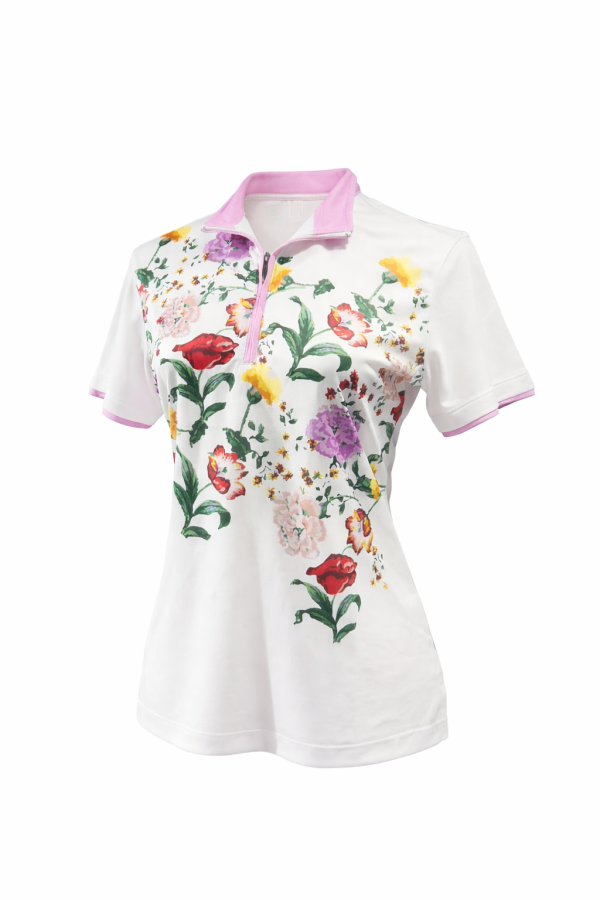 FENIX FLORENTIA 花境系列 FENIX Polo衫, 高爾夫Polo衫, 高爾夫上衣, 運動Polo衫, 女生高爾夫Polo, 戶外運動上衣, 高爾夫穿搭