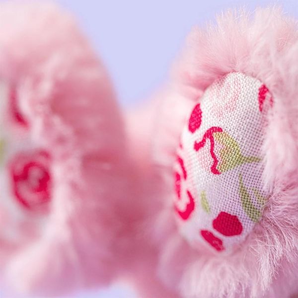 玫瑰 碎花 粉 兔兔 鑰匙圈 掛飾 jELLYCAT Blushkin Blossom Bunny Bag Charm 18/13 (耳朵刺繡加購) jELLYCAT Blushkin Blossom Bunny Bag Charm