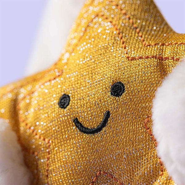 金星 兔兔 jELLYCAT Cream Bunny With Star 31 (耳朵/毛帽刺繡加購+愛心繡另增購) jELLYCAT Cream Bunny With Star