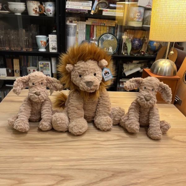 波浪毛 獅子 jELLYCAT Fuddlewuddle Lion 23 M (毛衣刺繡加購+愛心繡另增購) 小獅子 jELLYCAT Fuddlewuddle Lion